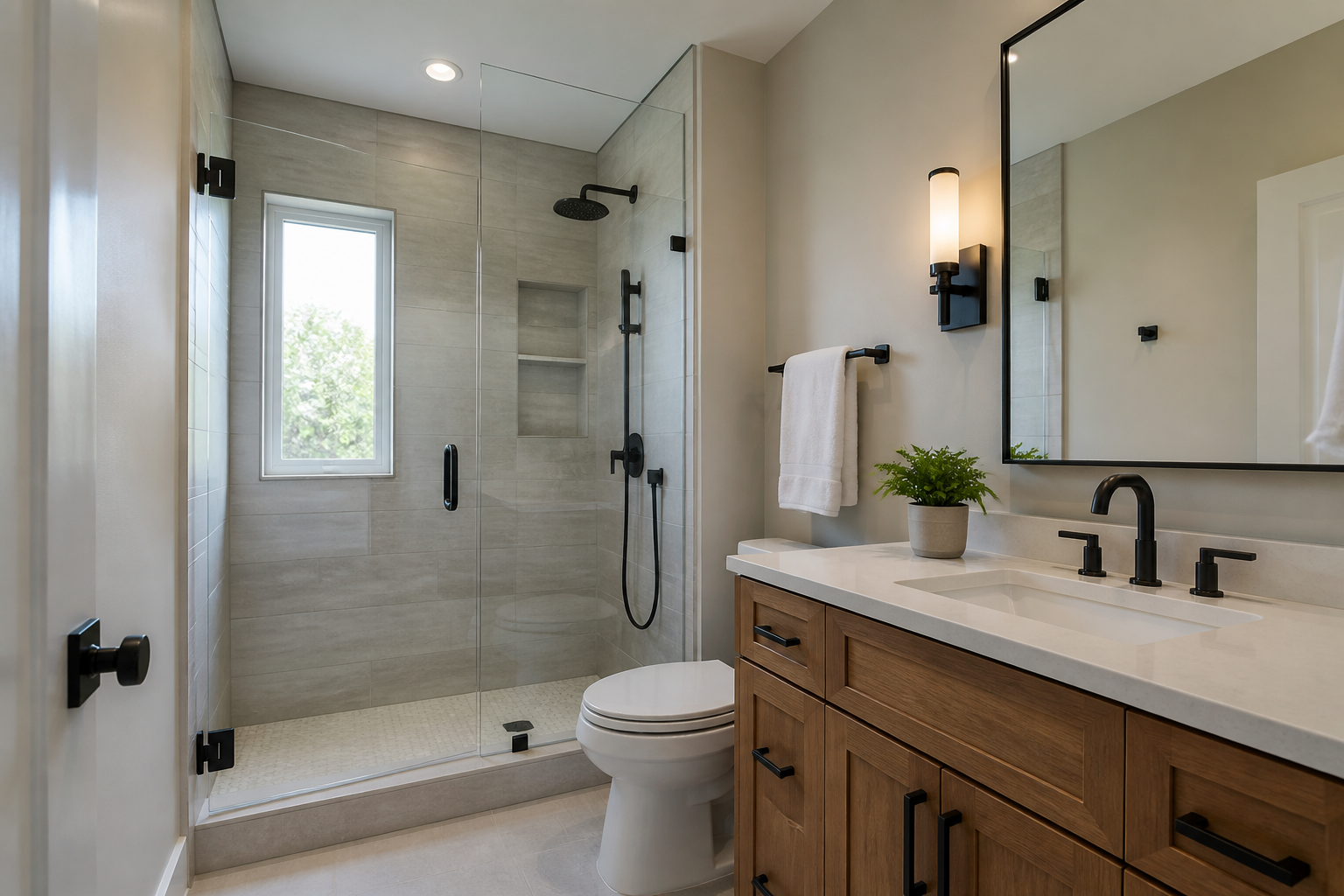 Sample bathroom remodel photograph