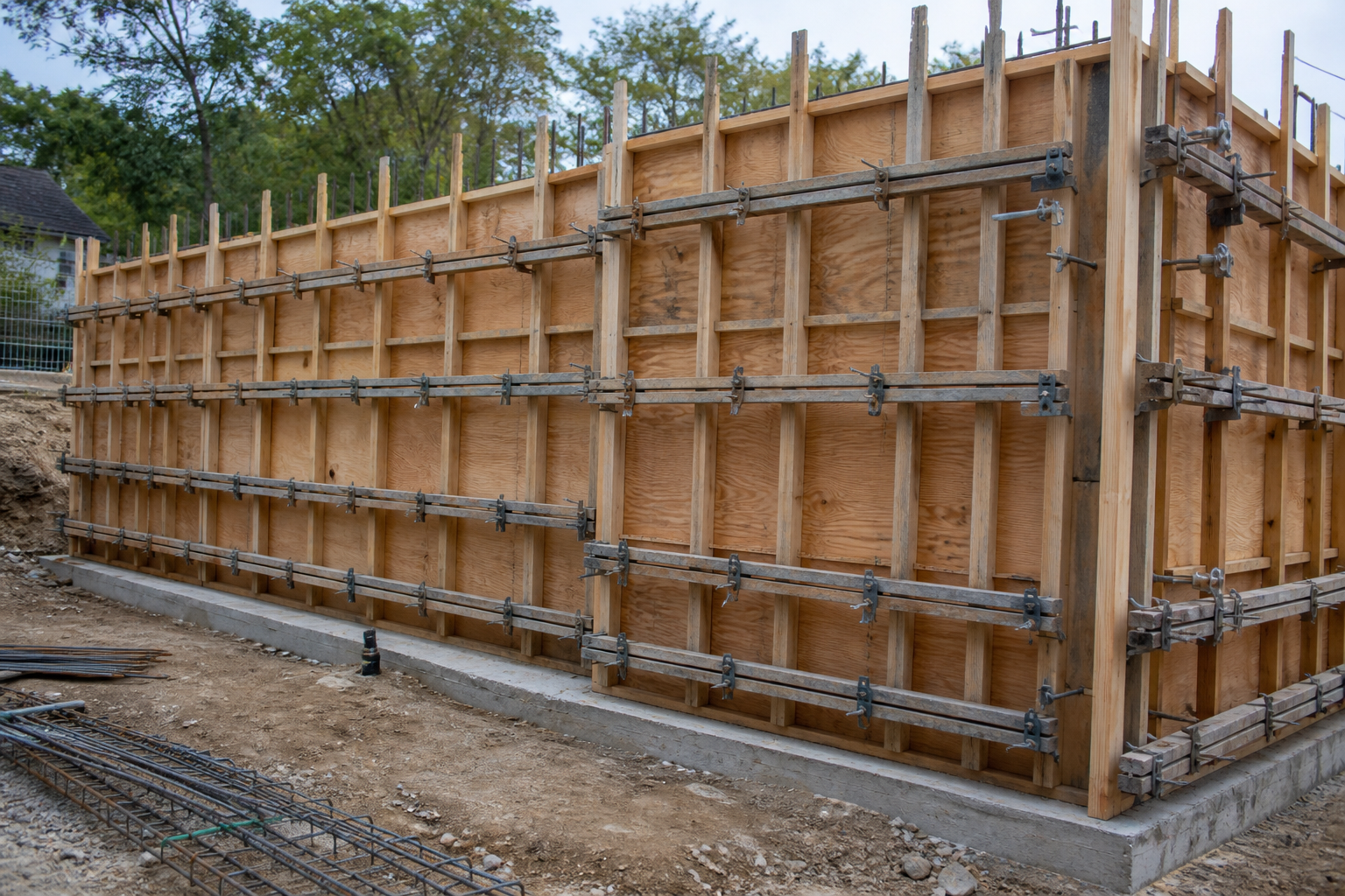 Sample concrete formwork photograph